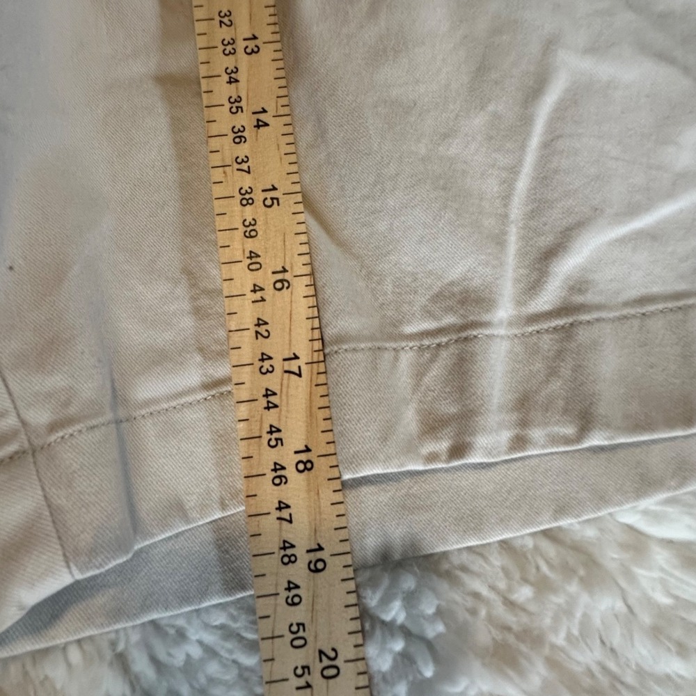 Chaps Men's Flat Front Shorts Size 40 Khaki Tan Stretch Cotton Chino 9" Inseam - Picture 4 of 5